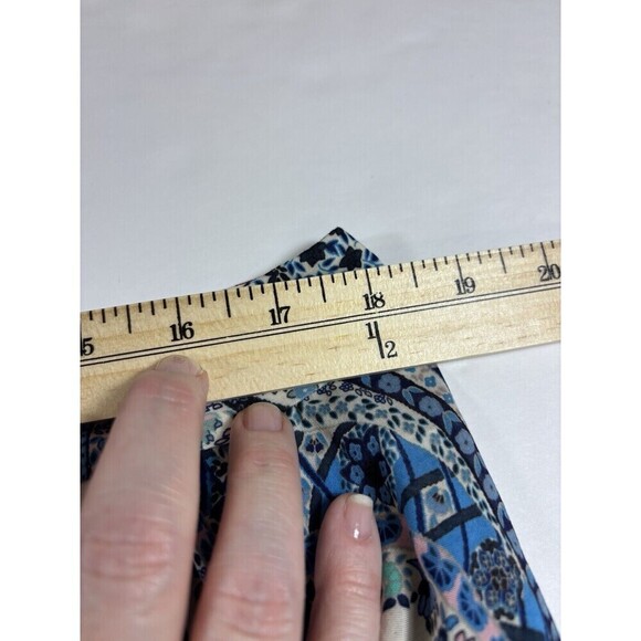 ba&sh Baraka Maxi Dress Blue Paisley Print 3 Large Cut Out Back Sleeveless - Picture 7 of 16